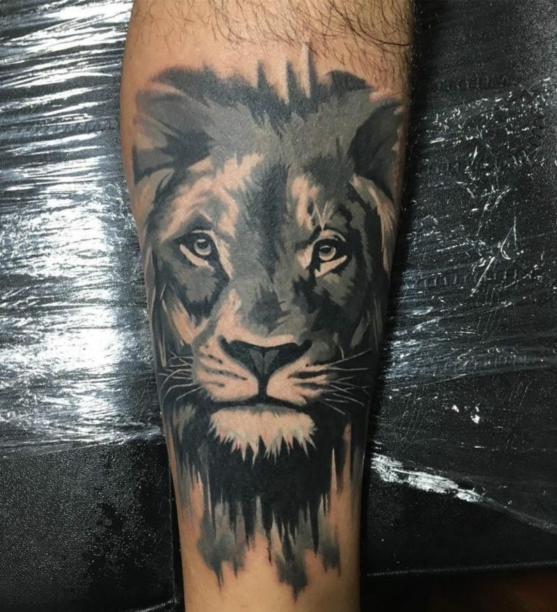 Tattoo Löwe Designideen Mann