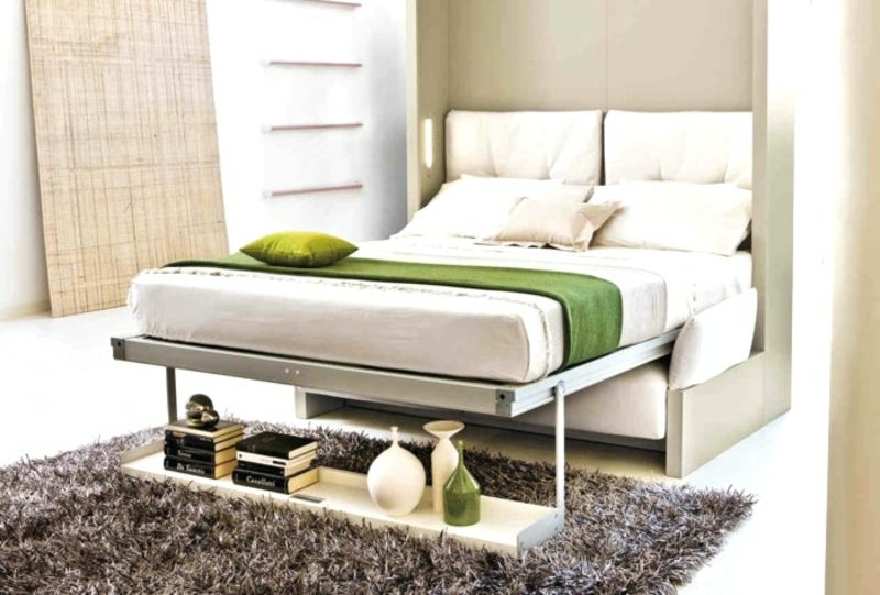 platzsparende Möbel Bett klappbar kompakt