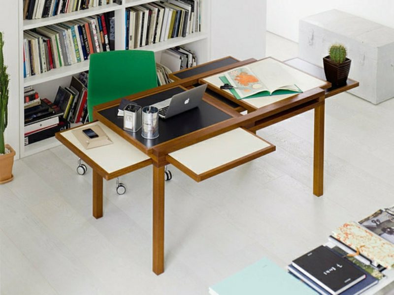 platzsparende Möbel Schreibtisch funktional