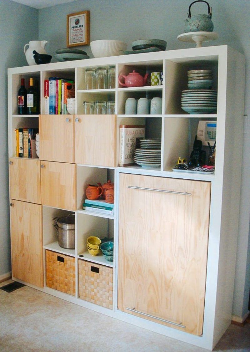 Küchenregale Kallax Ikea funktional minimalistisch