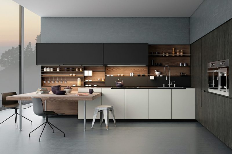 Küchenregale minimalistische Einrichtung