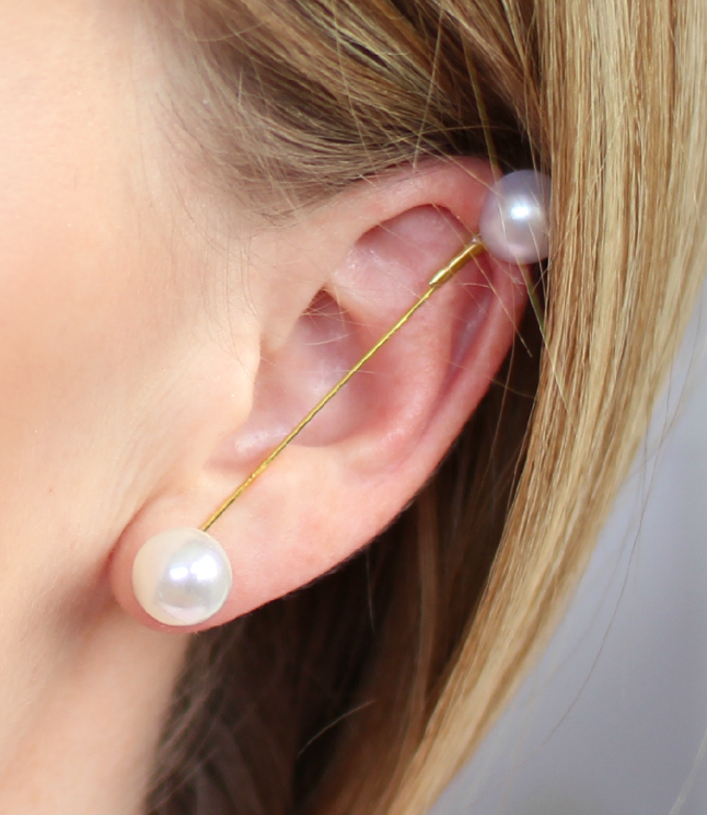 DIY Zuchtperlen Ohrringe selber machen