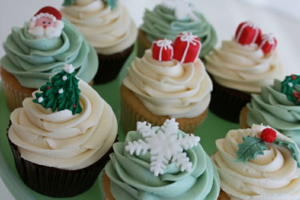 Weihnachts Cupcakes: Ideen für Toppings und Rezepte