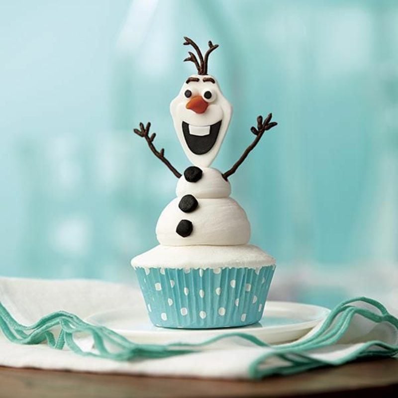 Weihnachts Cupcakes Schneemann Olaf