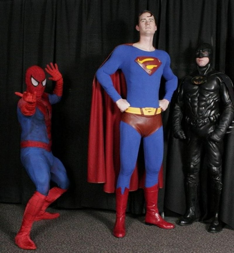 Halloween Kostüme Herren Spiderman Batman Superman