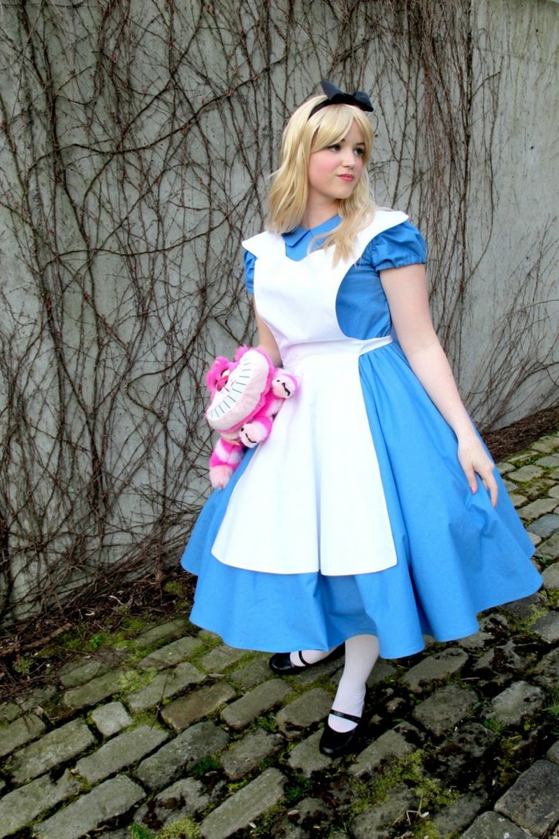 Alice im Wunderland Kostüm Grinsekatze Plüschtier