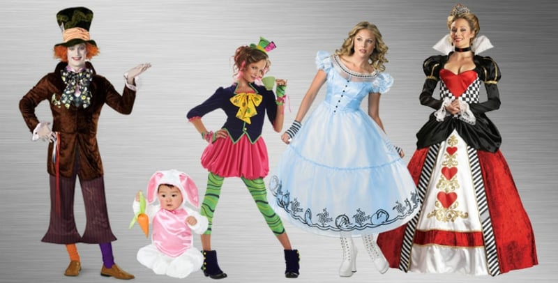 Alice im Wunderland Kostüm Fasching tolle Ideen