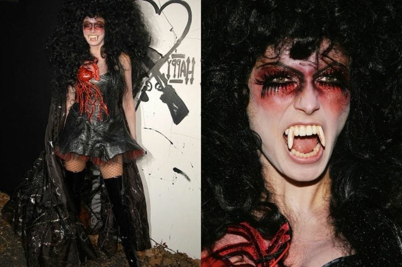 Halloween Kostüm Heidi Klum Vampir