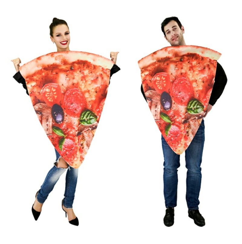 lustige Kostüme Pizza Stücke