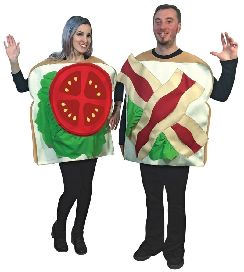 lustige Kostüme Sandwich