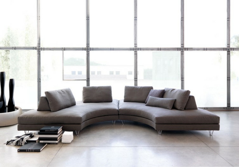 Rundes Sofa: tolle Ideen für die Gestaltung einer gemütlichen Sitzecke