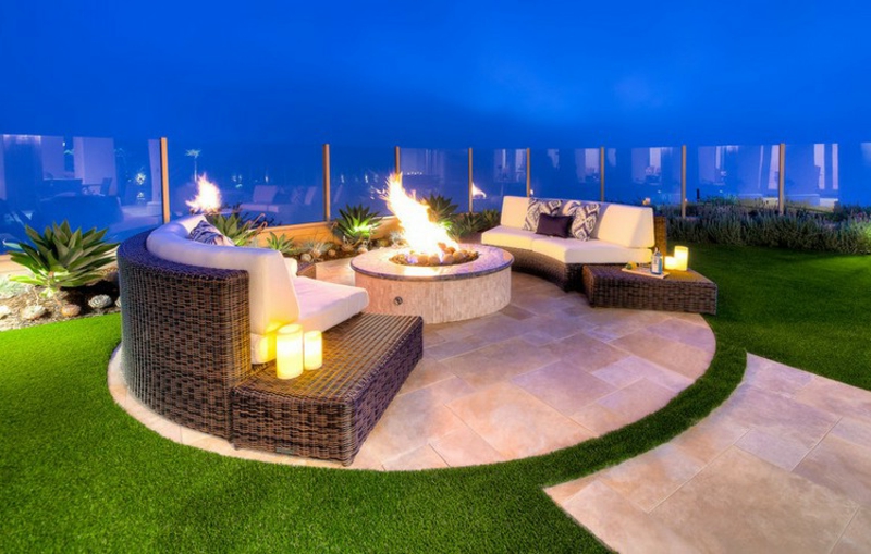 Rundes Sofa: tolle Ideen für die Gestaltung einer gemütlichen Sitzecke