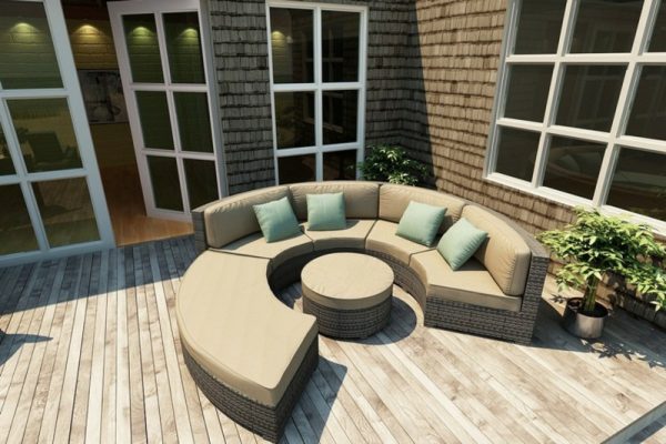 Rundes Sofa: tolle Ideen für die Gestaltung einer gemütlichen Sitzecke