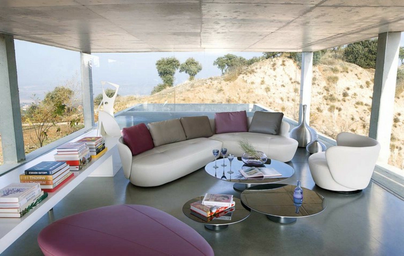 Rundes Sofa: tolle Ideen für die Gestaltung einer gemütlichen Sitzecke