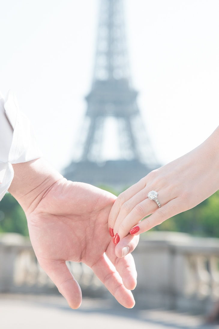 Hochzeitsantrag Eiffelturm Paris