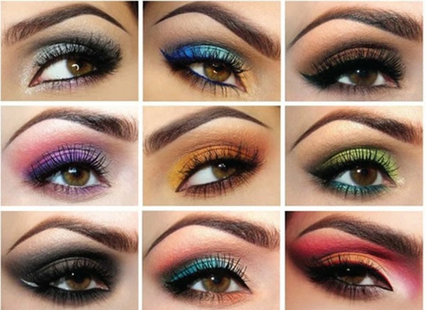 braune Augen schminken Paty Make up