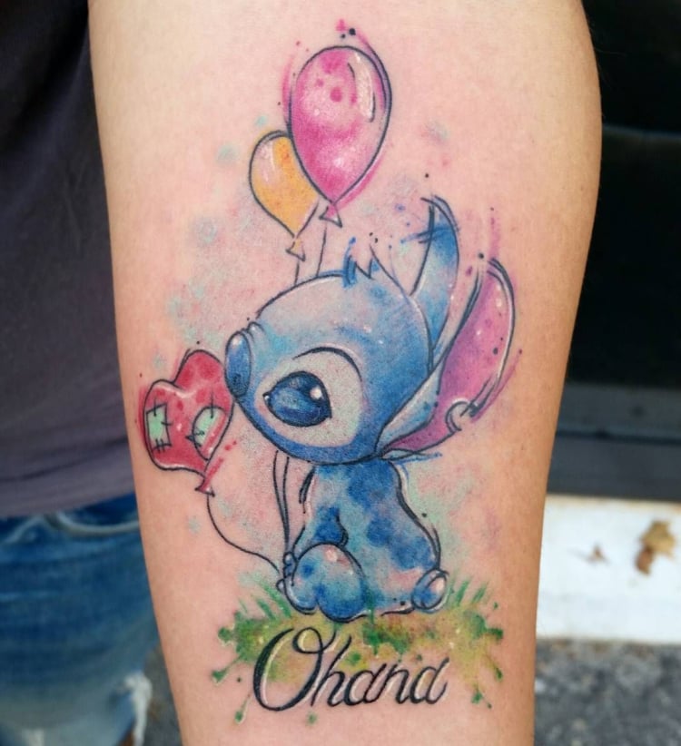 Ohana Tattoo Stitch Luftballons