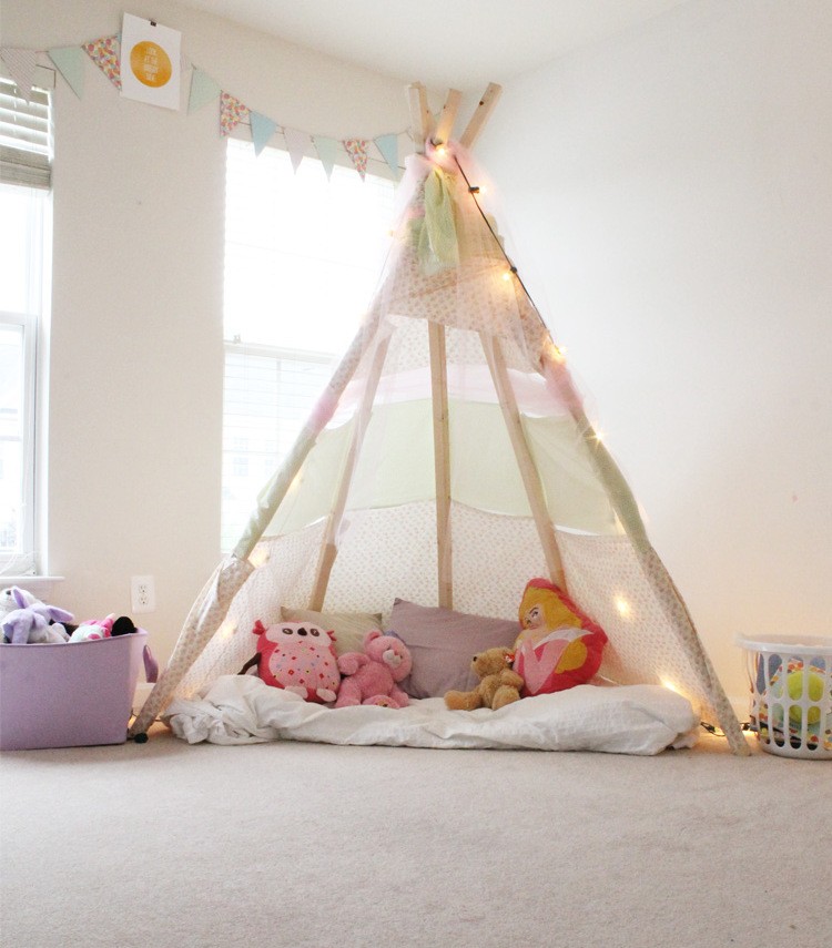 Tipi nähen: eine kreative Idee für das Kinderzimmer