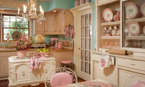 Shabby Küche in rosa Ideen und Inspirationen