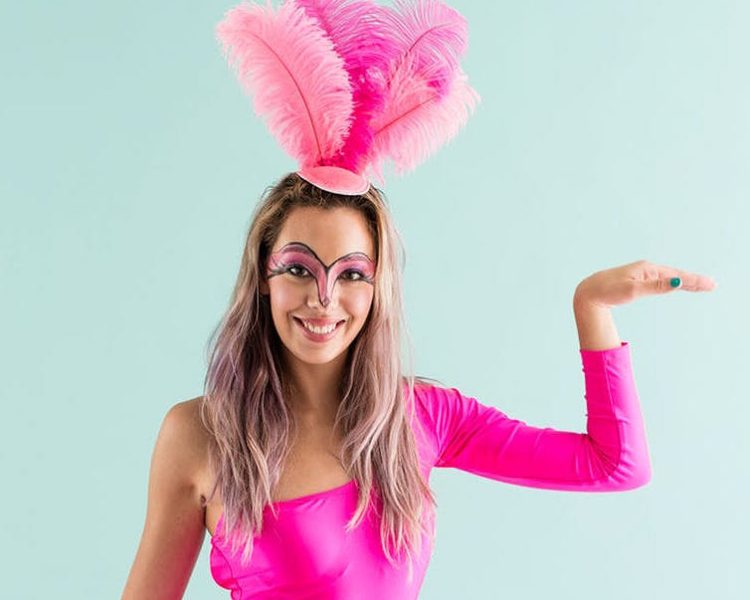 Flamingo Kostüm tolle Idee für Damen