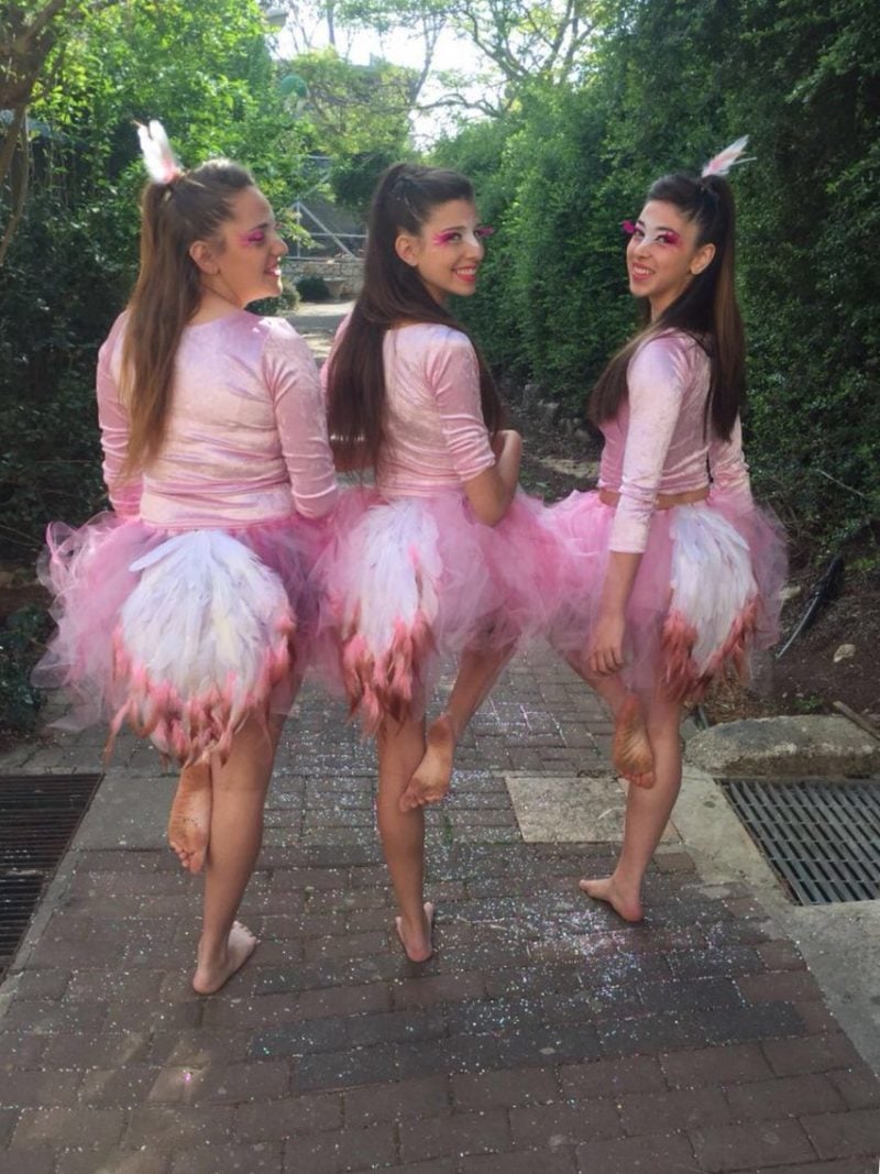 Flamingo Kostüm Freundinnen Fasching