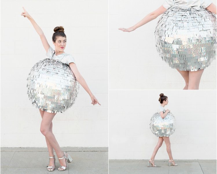 Kostüm für Schwangere super stilvoll Discokugel