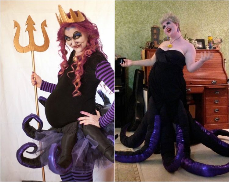 Kostüm für Schwangere Halloween schaurig Ursula