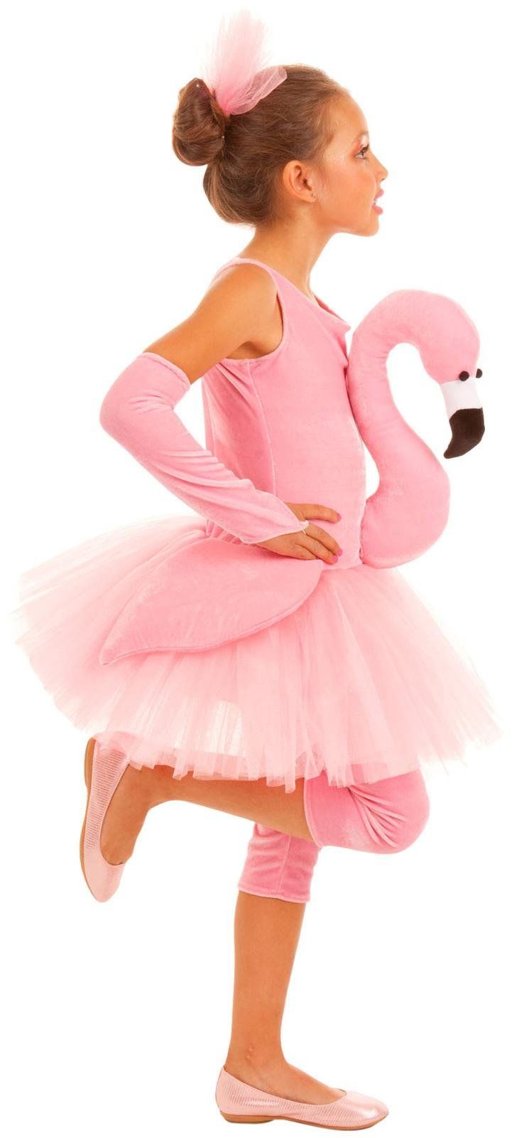 Flamingo Kostüm für Kinder Mädchen