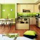 Küche Wandfarbe Olivgrün natürlich