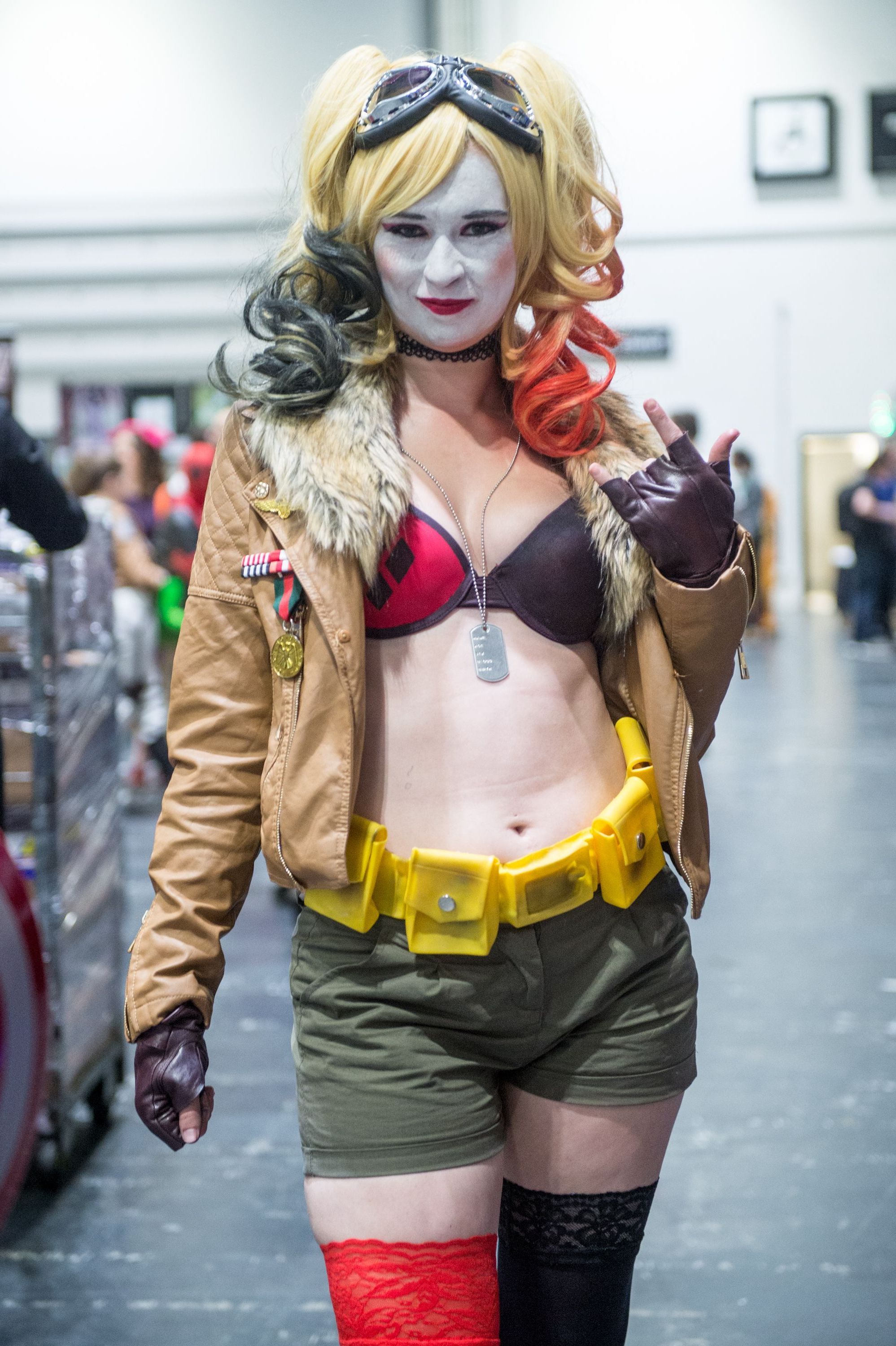 Harley Quinn Kostüm: selber gemachte Interpretation 