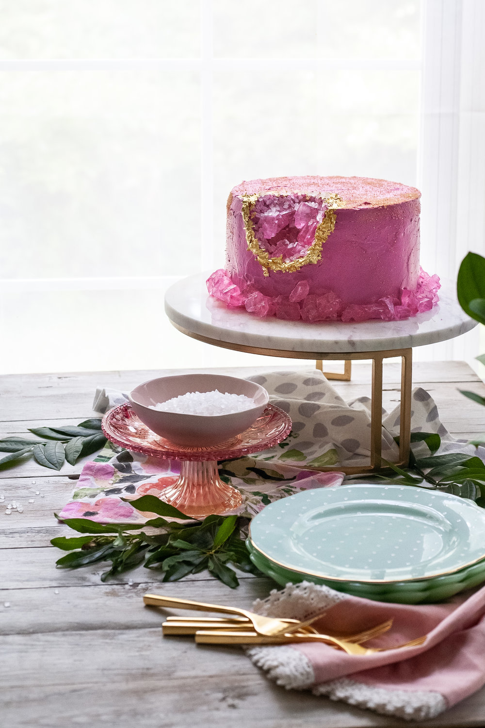 Hochzeitstorte selber machen - Kristall Torte DIY Anleitung