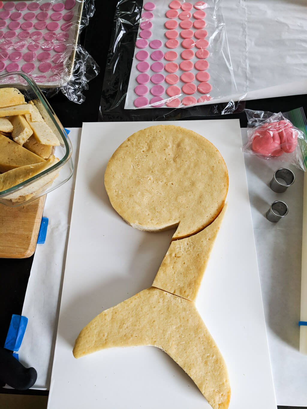 Ausgefallene Kuchen für Kindergeburtstag - Geburtstagstorte Meerjungfrau selber machen