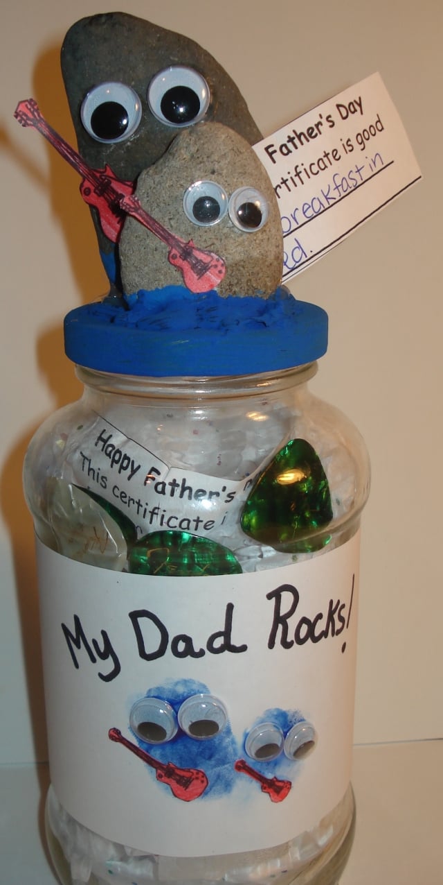 Vatertagsgeschenke basteln mit Kindern inspirierende Ideen
