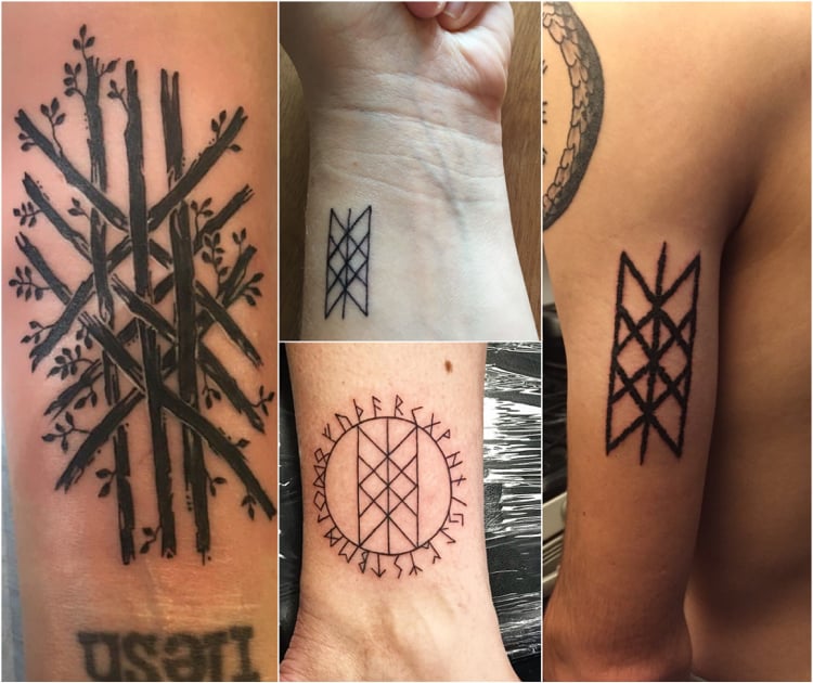 Runen Tattoo Mann Bedeutung Schicksal