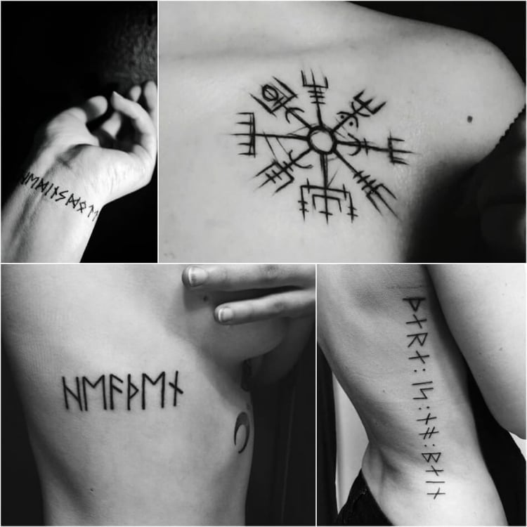 Runen Tattoo für Damen