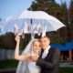 Geldscheine Regenschirm Hochzeit