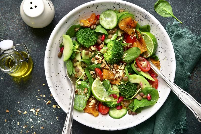 Brunch Rezepte gesunder Salat mit Brokkoli