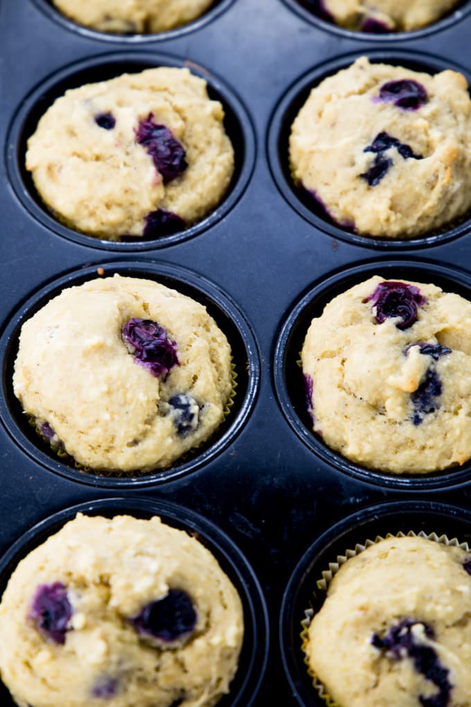 vegane Muffins mit Blaubeeren backen wie geht es