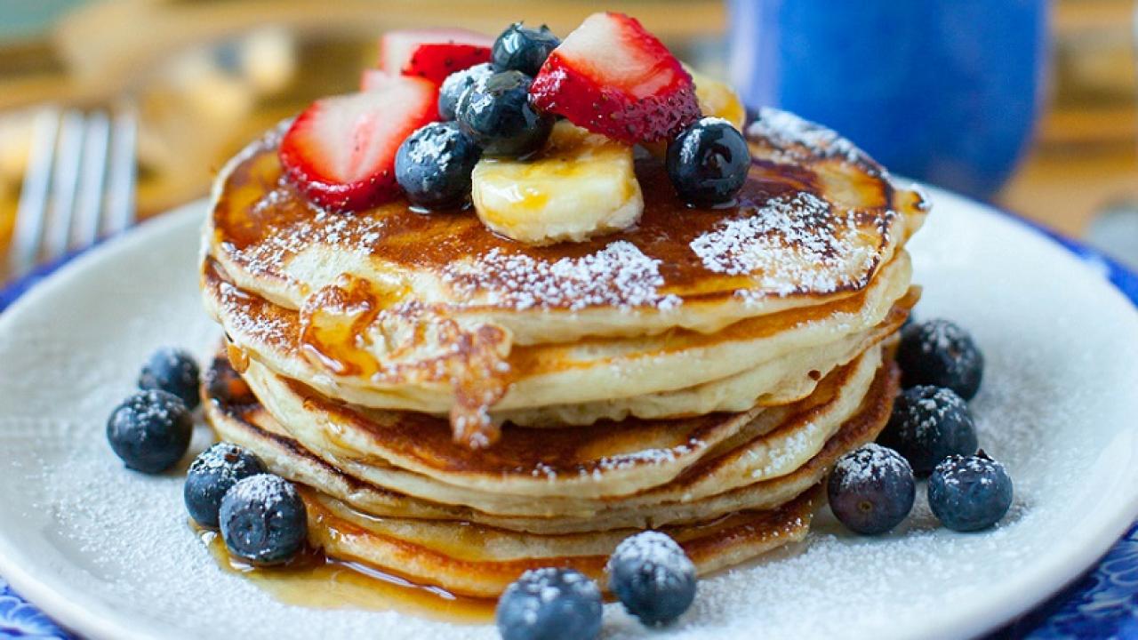 gesundes Frühstück Pancakes low carb