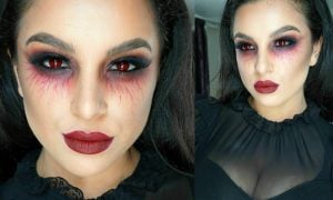 Halloween Schminken Vampir Make-up