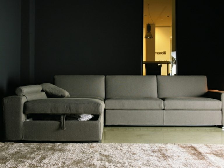 Schlafsofa mit Bettkasten: 23 funktionale und moderne Designs