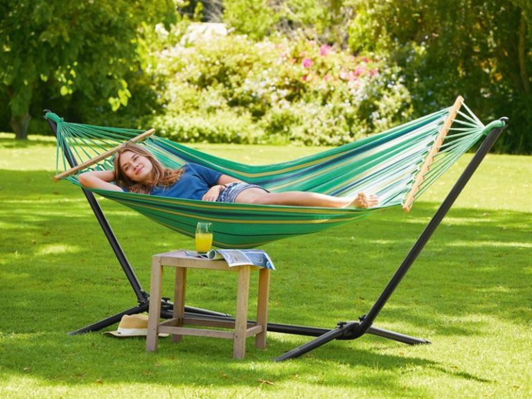 Hängematte mit Gestell moderne Designs für den Garten