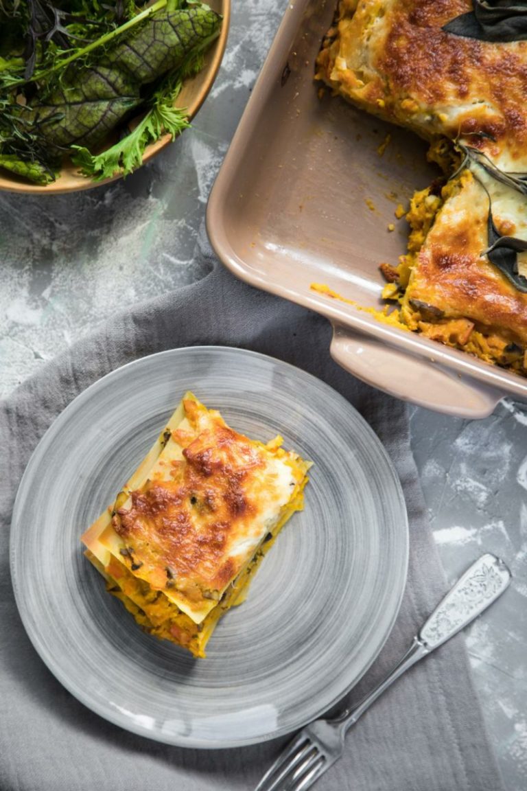 Kürbislasagne mit Mozzarella - das beste Rezept für den Herbst