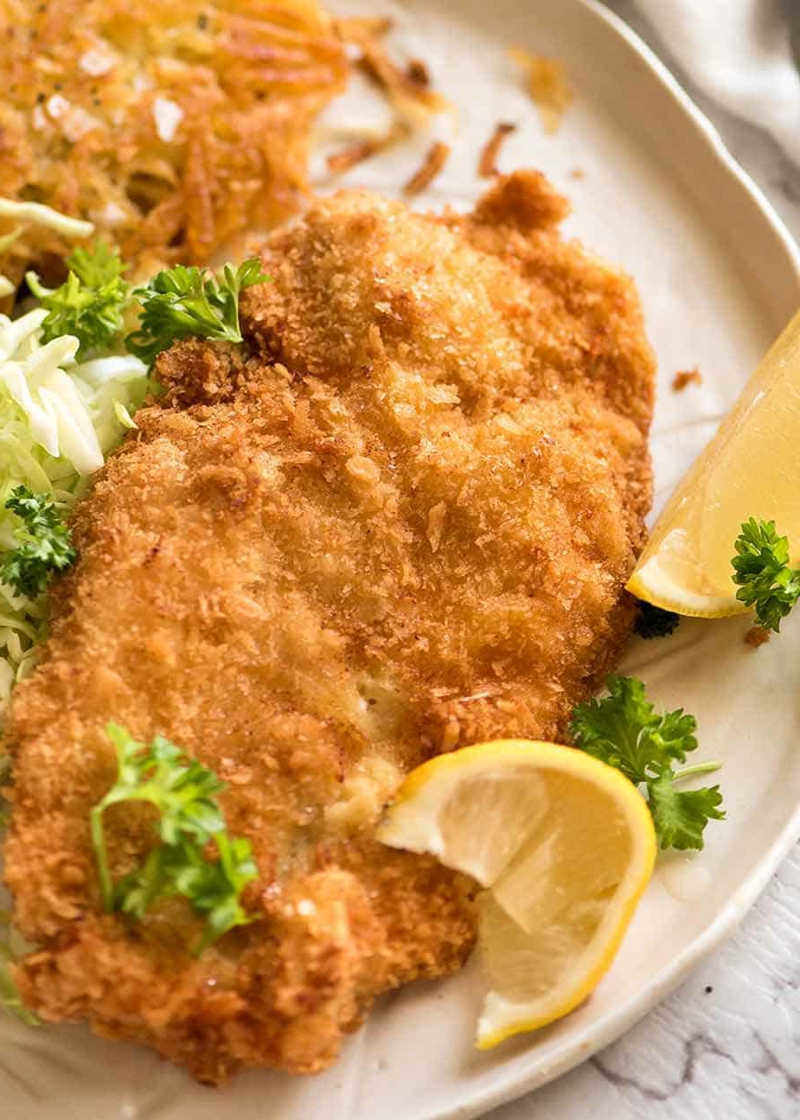 leichte Heißluftfritteuse Rezepte Schnitzel