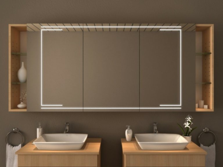 Badezimmer Spiegelschrank: moderne Ideen für ein stilvolles Bad