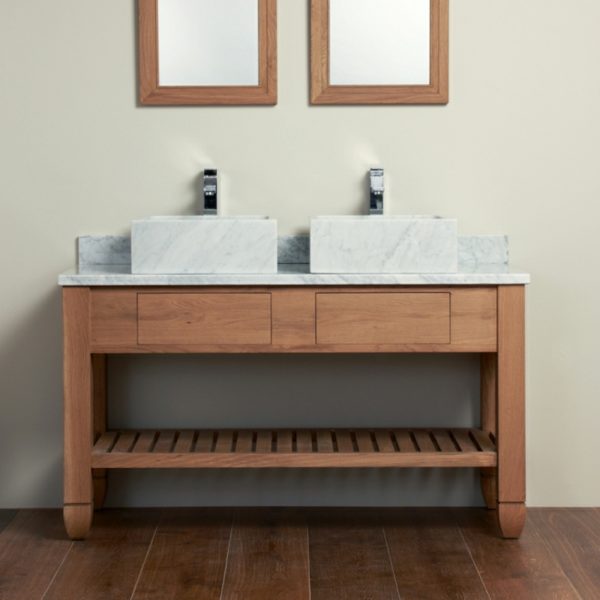 Doppelwaschtisch mit Aufsatzwaschbecken - moderne Designs