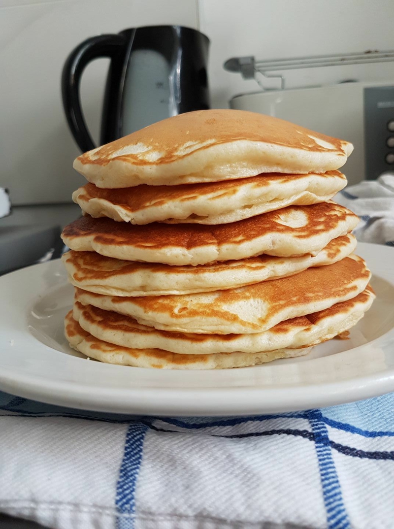 fluffige Pfannkuchen backen