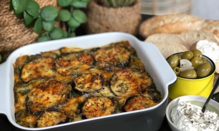 vegetarische Lasagne mit Gemüse Aubergine