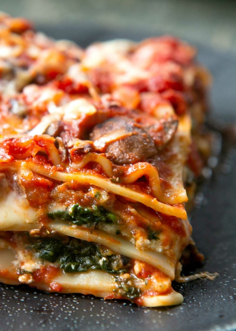 Vegetarische Lasagne: die berühmte italienische Spezialität ohne Fleisch