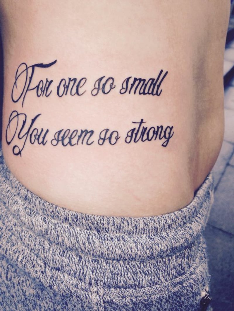 Tattooideen inspirierende Worte